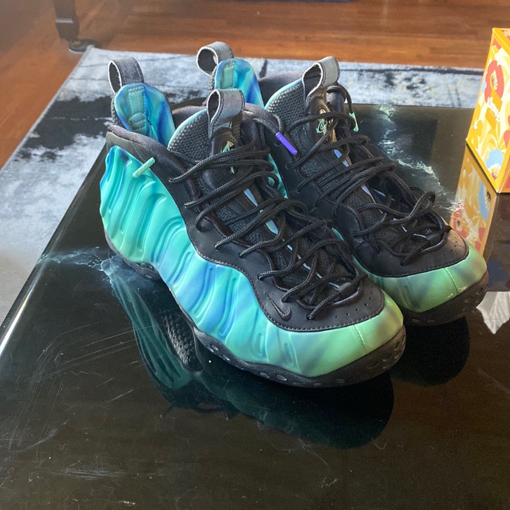 Foamposite northern lights great shape minus two scuffs